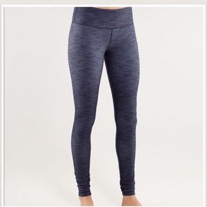 Lululemon - denim wunder under legging pant